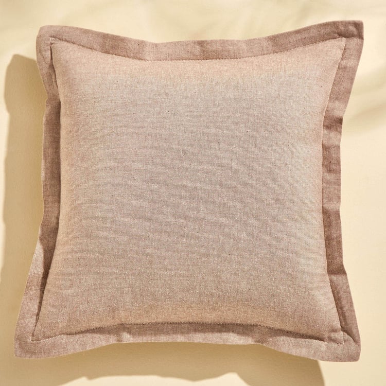 Natura Flange Filled Cushion - 40x40cm