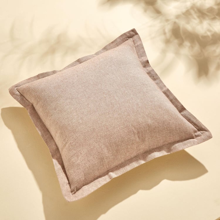 Natura Flange Filled Cushion - 40x40cm