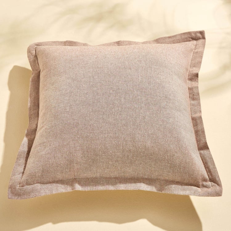 Natura Flange Filled Cushion - 40x40cm