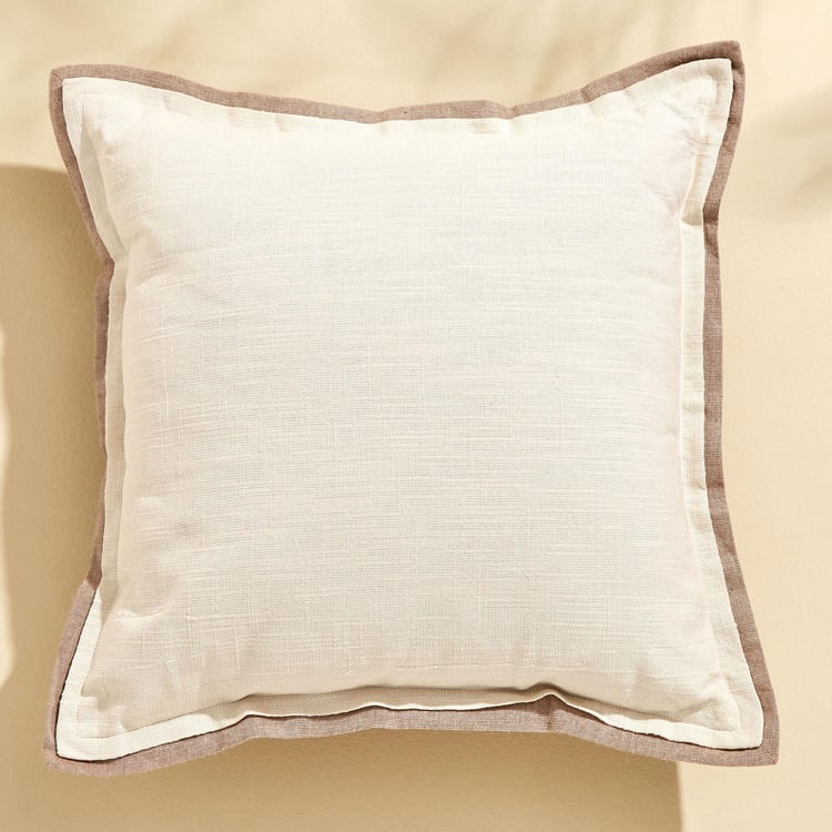 Natura Flange Filled Cushion - 40x40cm