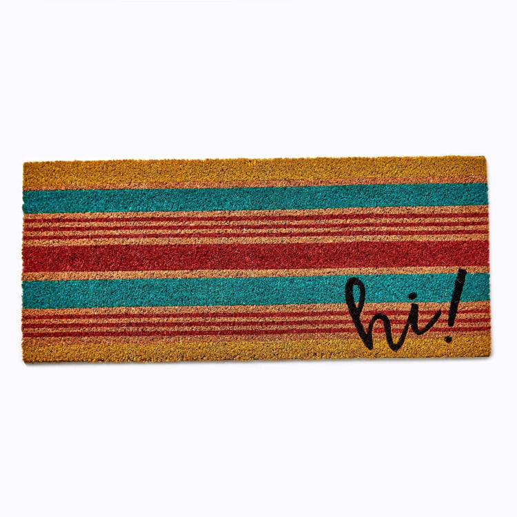 Stencila Coir Striped Doormat - 70x30cm