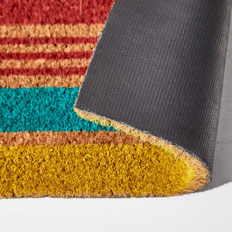 Stencila Coir Striped Doormat - 70x30cm