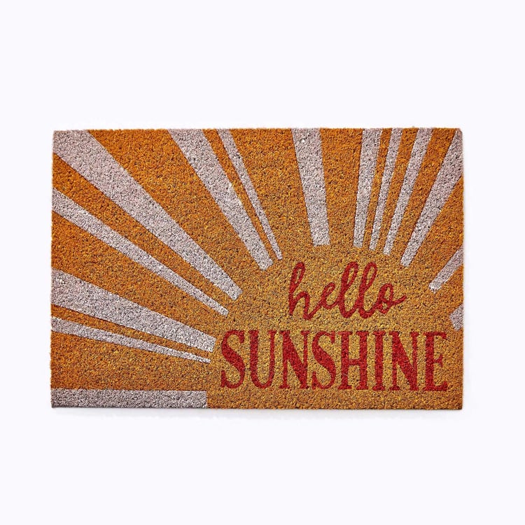 Stencila Coir Printed Doormat - 60x40cm