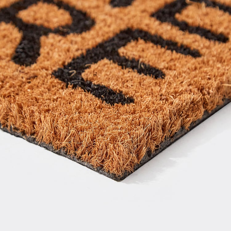 Stencila Coir Printed Doormat - 60x40cm