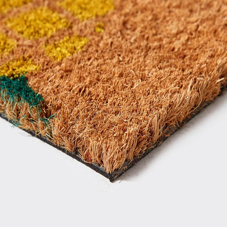 Corsica Terran Coir Printed Doormat - 70x30cm