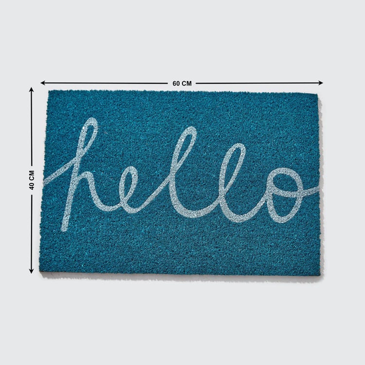 Corsica Terran Coir Printed Doormat - 60x40cm