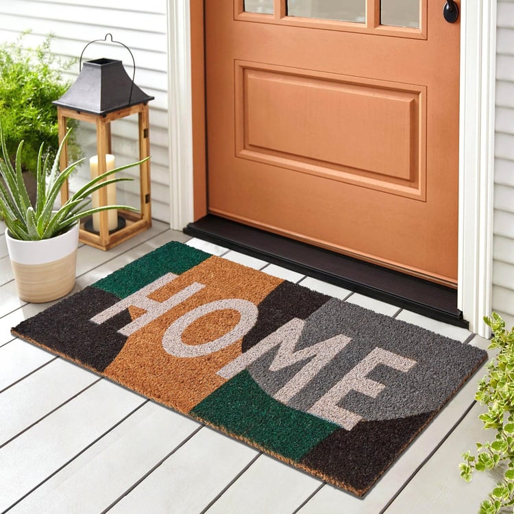 Corsica Terran Coir Printed Doormat - 70x30cm