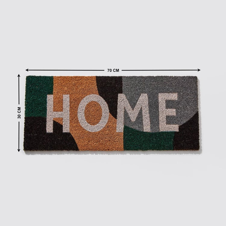 Corsica Terran Coir Printed Doormat - 70x30cm