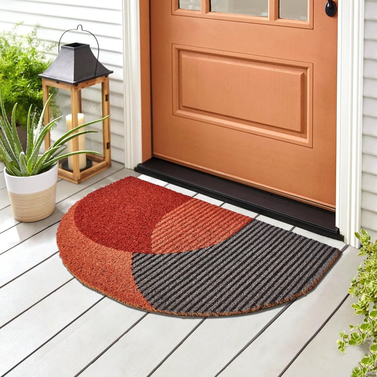 Corsica Terran Coir Printed Doormat - 60x40cm