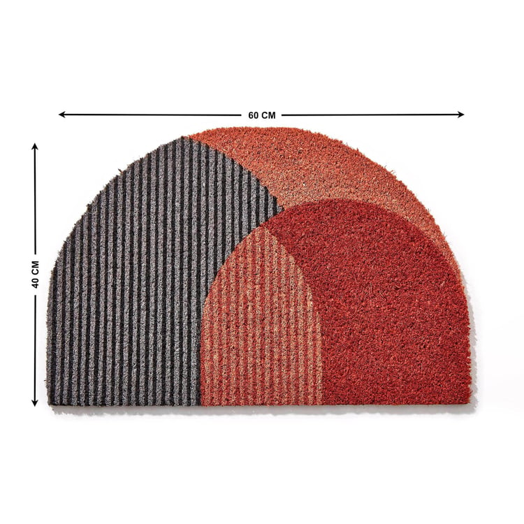 Corsica Terran Coir Printed Doormat - 60x40cm