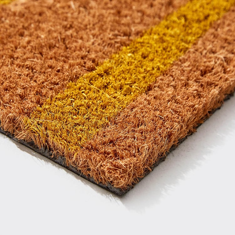 Corsica Terran Coir Printed Doormat - 60x40cm