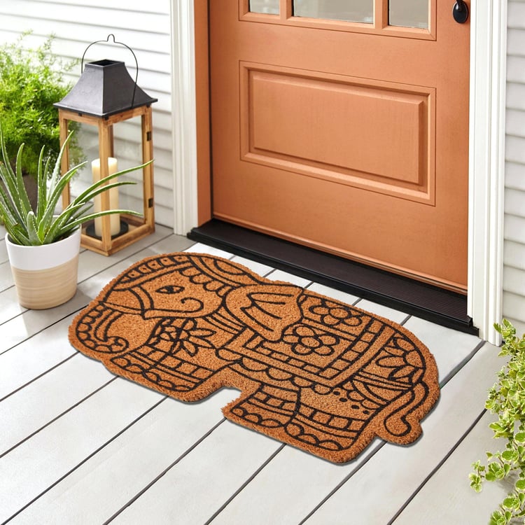 Corsica Terran Coir Printed Doormat - 60x40cm