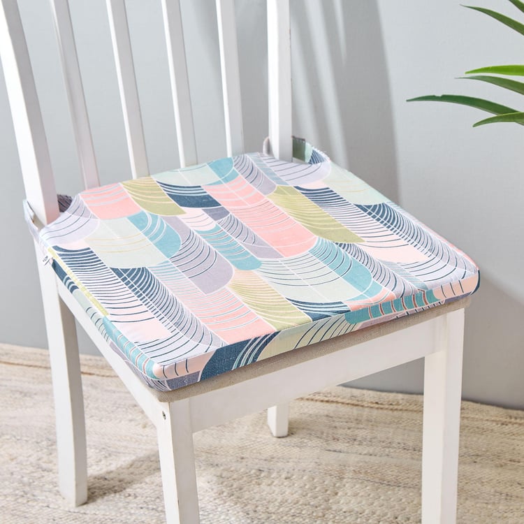 Poise Printed Chair Pad - 40x40cm