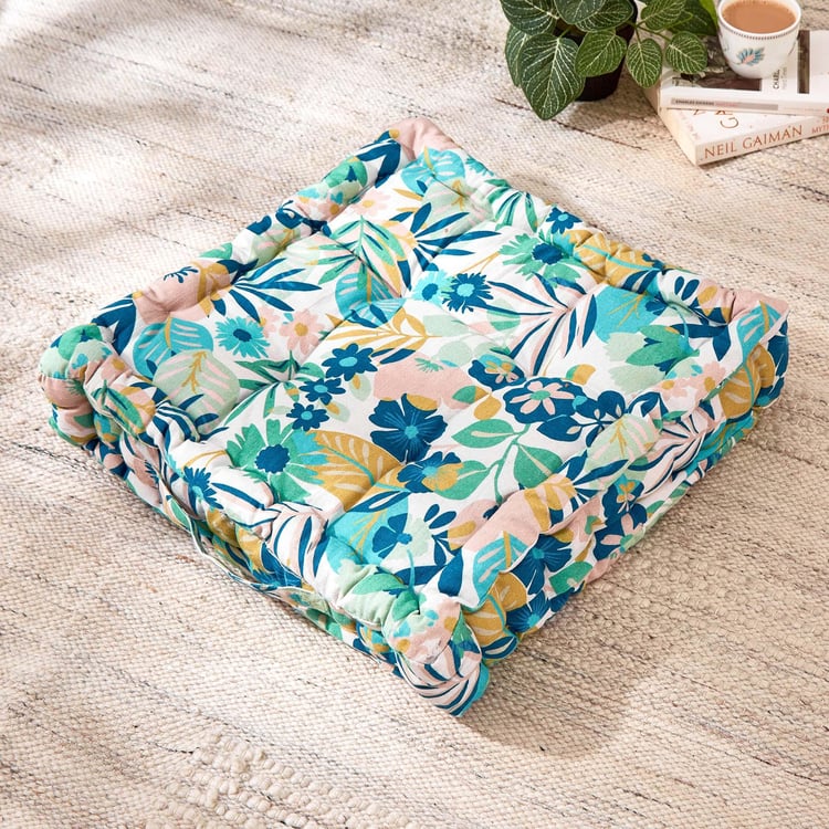 Poise Printed Floor Cushion - 41x41cm