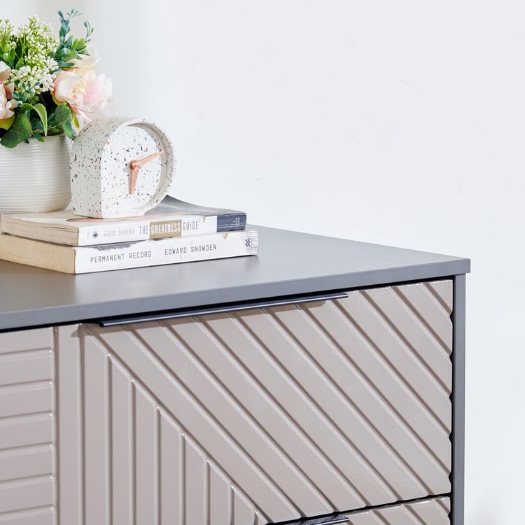 Connect Chest of 4 Drawers - Grey