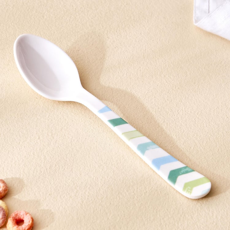 Slate Kids 2Pcs Melamine Printed Spoon and Fork Set