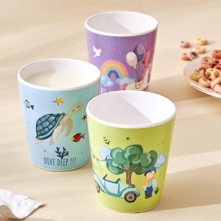 Slate Kids Melamine Printed Tumbler - 300ml