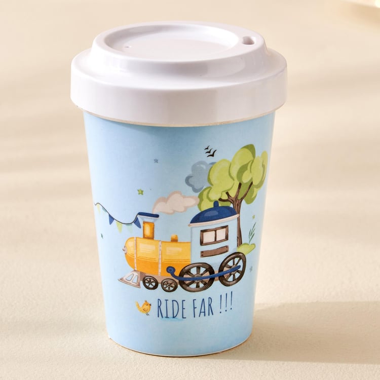 Slate Kids Melamine Printed Tumbler with Lid - 300ml