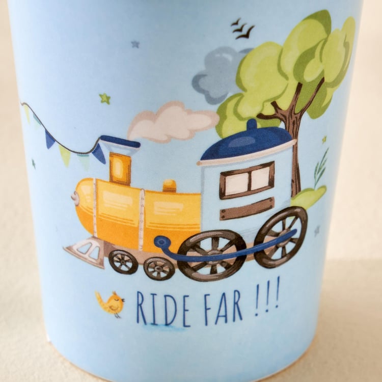 Slate Kids Melamine Printed Tumbler with Lid - 300ml