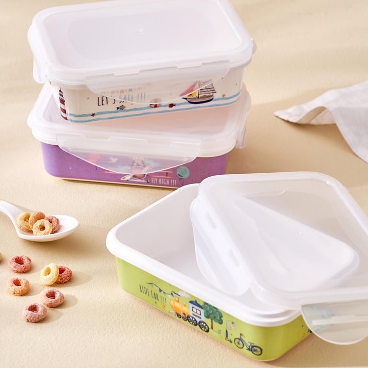 Slate Kids Melamine Printed Lunch Box - 450ml