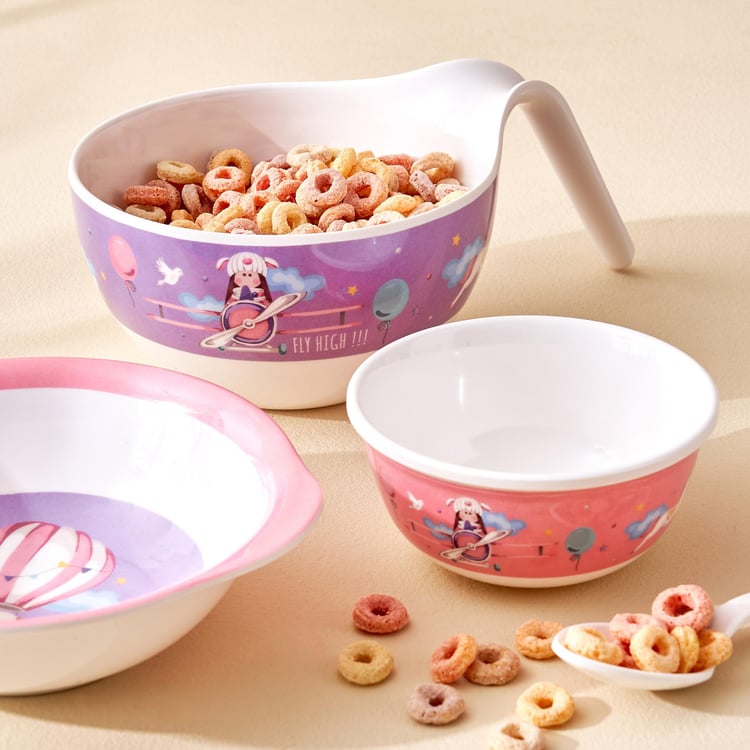 Slate Kids Melamine Printed Bowl - 350ml