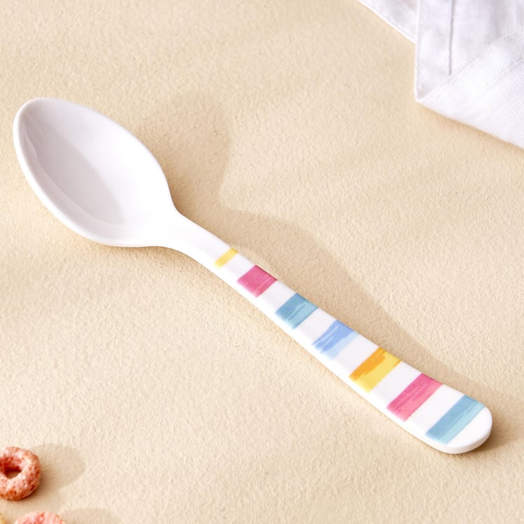 Slate Kids 2Pcs Melamine Printed Spoon and Fork Set