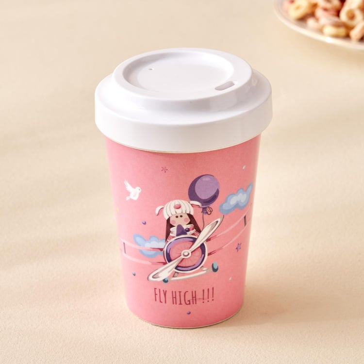 Slate Kids Melamine Printed Tumbler with Lid - 300ml