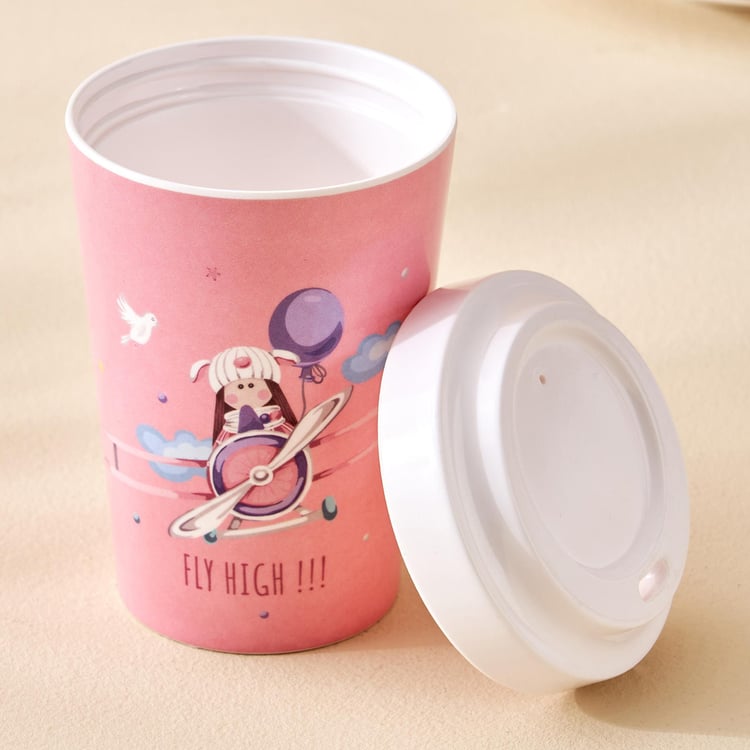 Slate Kids Melamine Printed Tumbler with Lid - 300ml