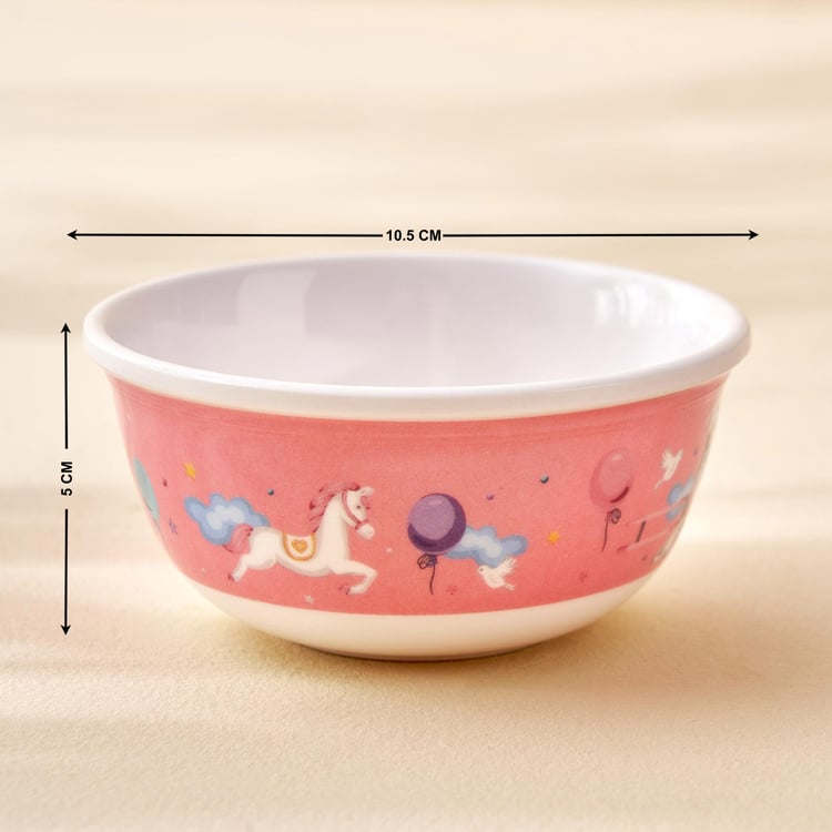 Slate Melamine Printed Veg Bowl - 240ml