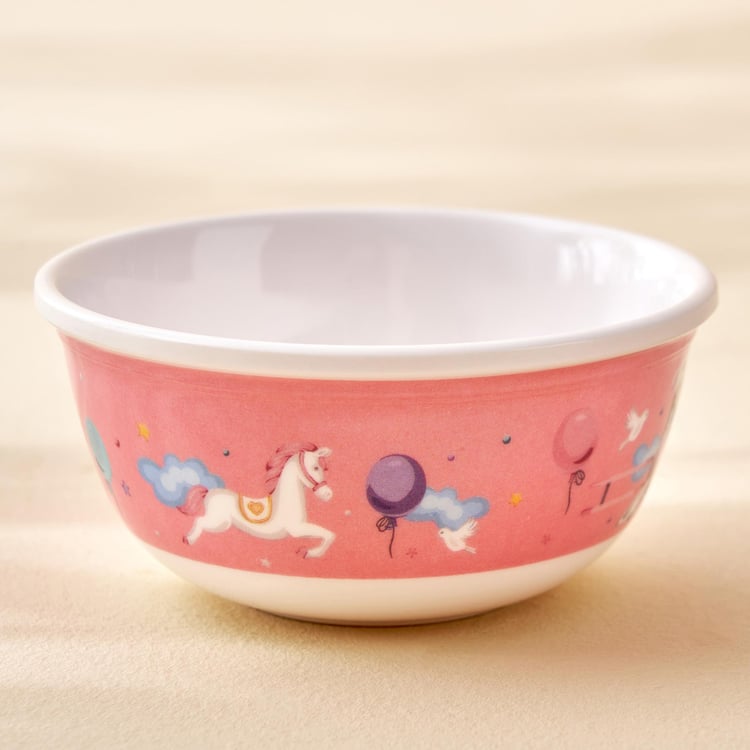 Slate Melamine Printed Veg Bowl - 240ml