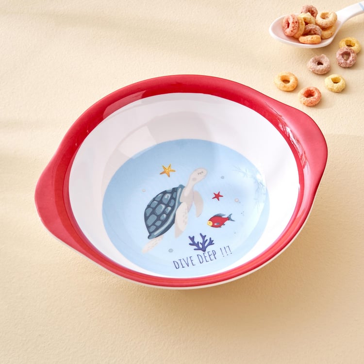 Slate Kids Melamine Printed Bowl - 350ml