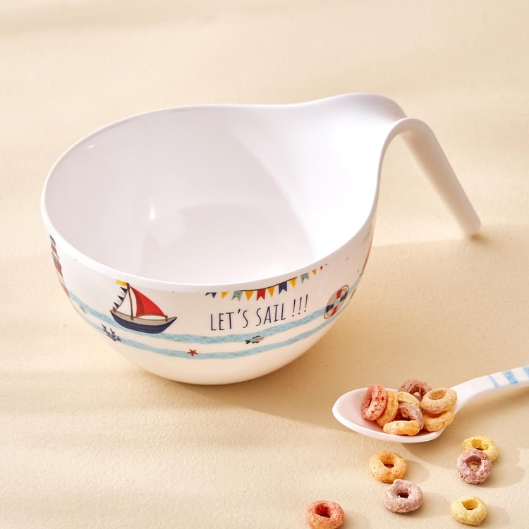 Slate Kids Melamine Printed Noodle Bowl - 650ml