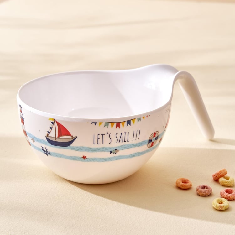 Slate Kids Melamine Printed Noodle Bowl - 650ml