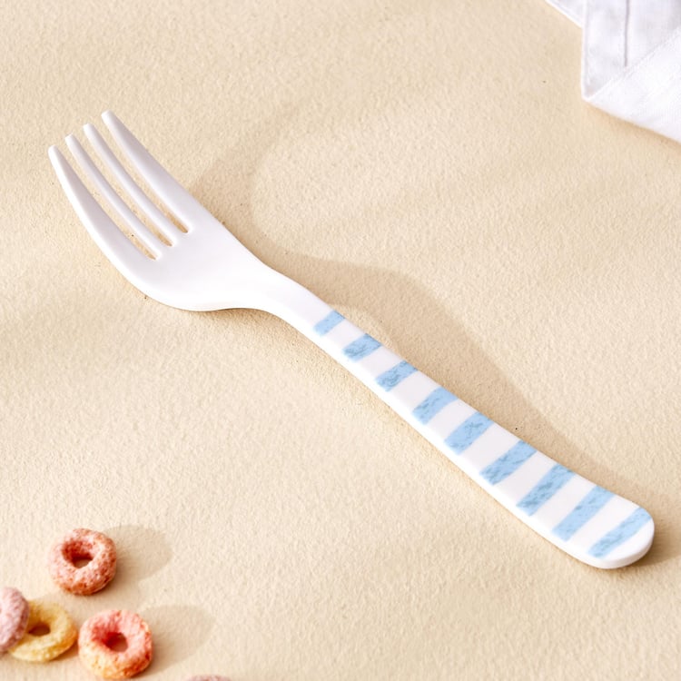 Slate Kids 2Pcs Melamine Printed Spoon and Fork Set