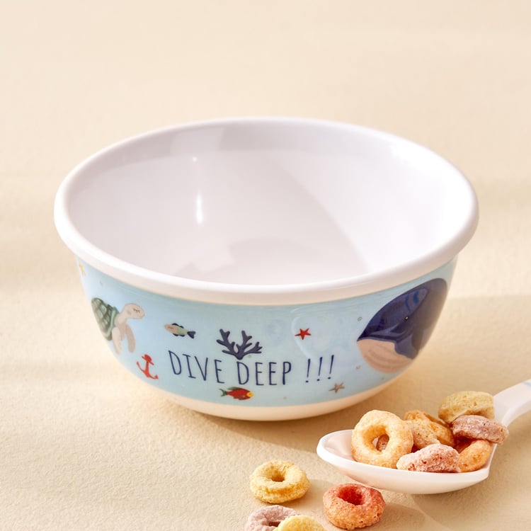 Slate Kids Melamine Printed Veg Bowl - 240ml