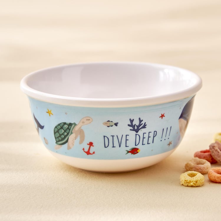 Slate Kids Melamine Printed Veg Bowl - 240ml