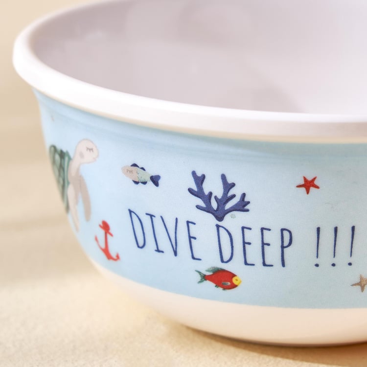 Slate Kids Melamine Printed Veg Bowl - 240ml