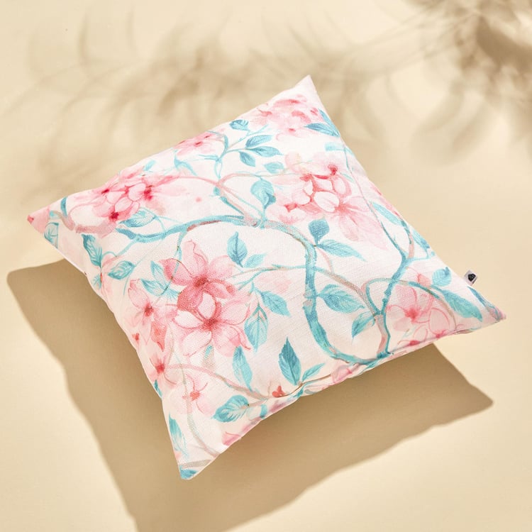 Senorita Carnation Printed Filled Cushion - 40x40cm