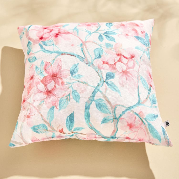 Senorita Carnation Printed Filled Cushion - 40x40cm