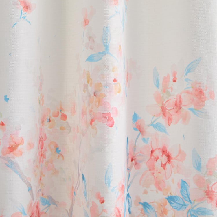 Senorita Set of 2 Printed Light Filtering Door Curtains