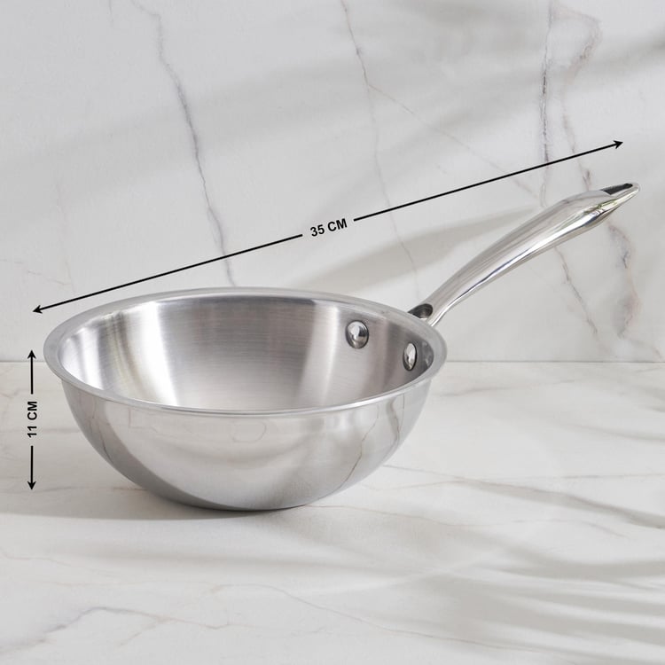 Buy Valeria Carin Triply Stainless Steel Mini Wok - 1.3L from Home ...