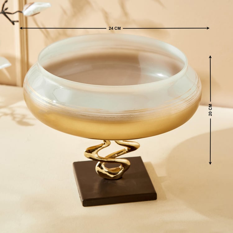 Eternity Viva Rim Glass Decorative Bowl