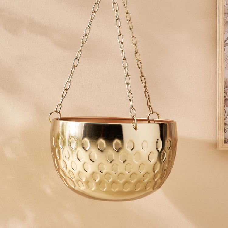 Gloria Metal Hanging Planter