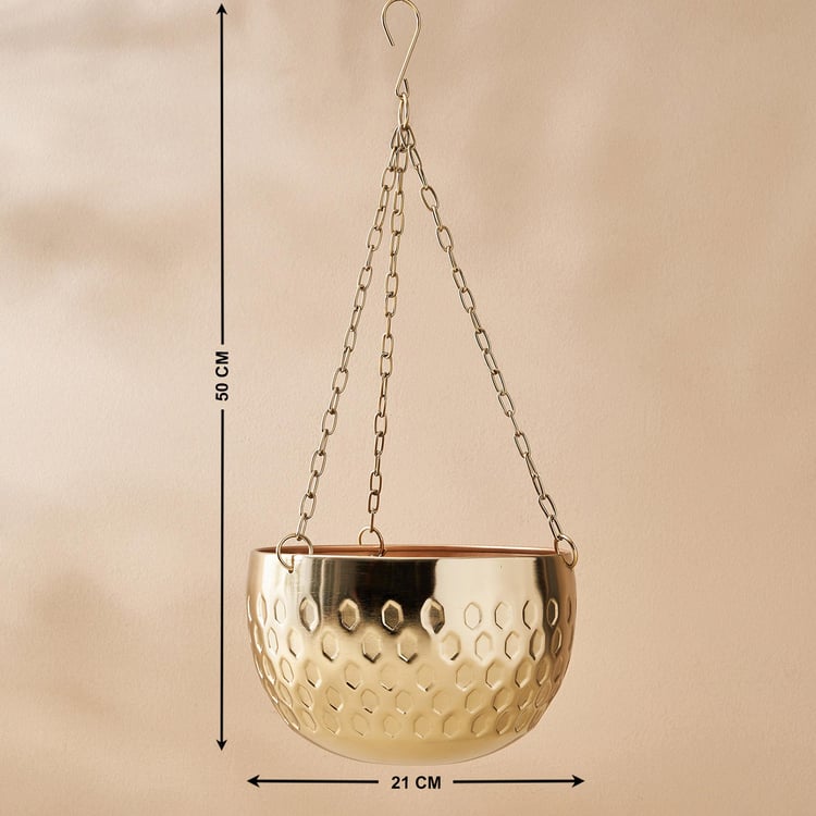 Gloria Metal Hanging Planter