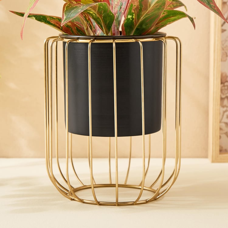 Gloria Shine Metal Modern Planter