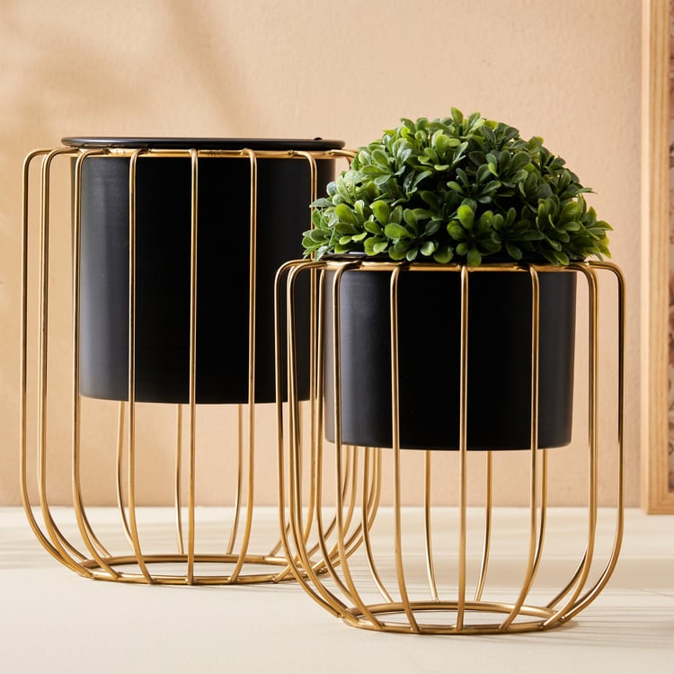 Gloria Shine Metal Modern Planter