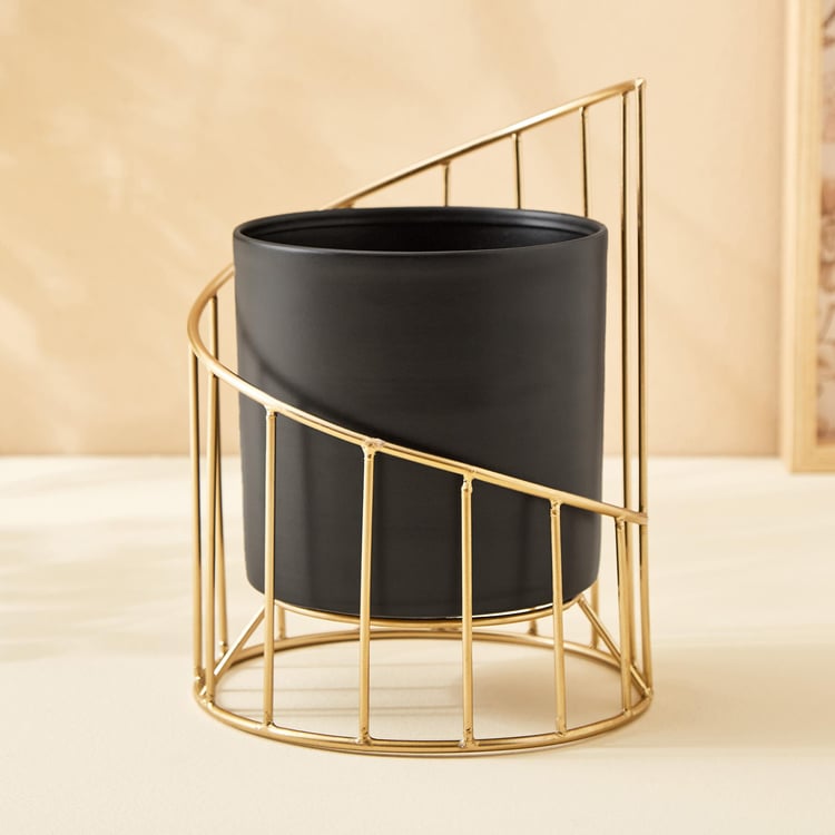 Gloria Shine Metal Planter