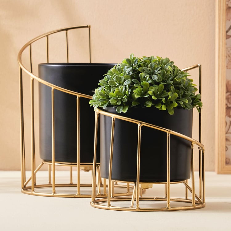 Gloria Shine Metal Planter