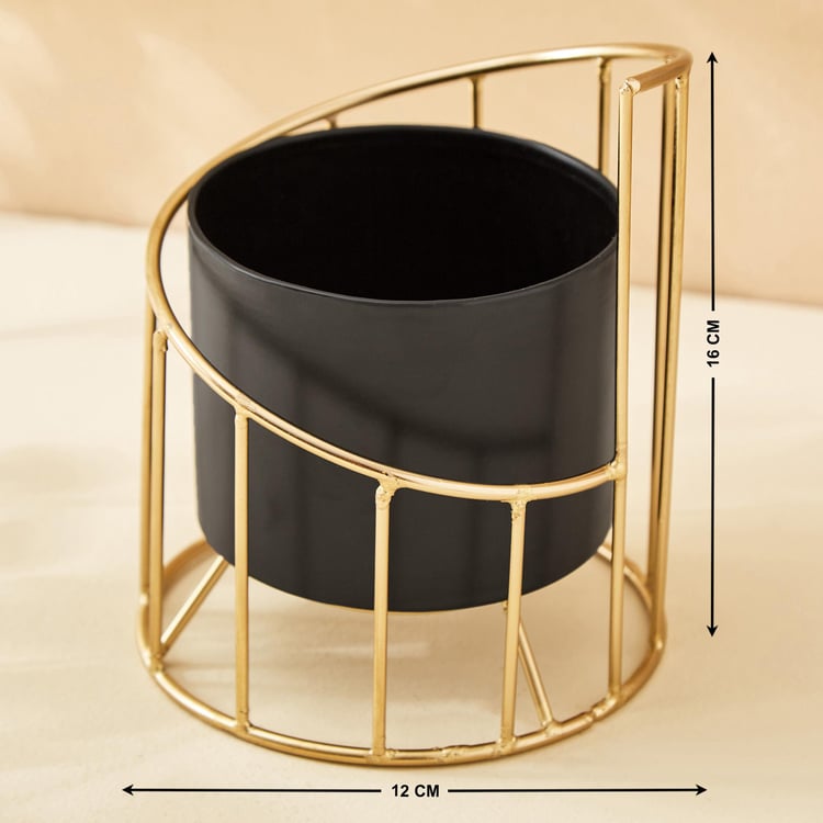 Gloria Shine Metal Planter