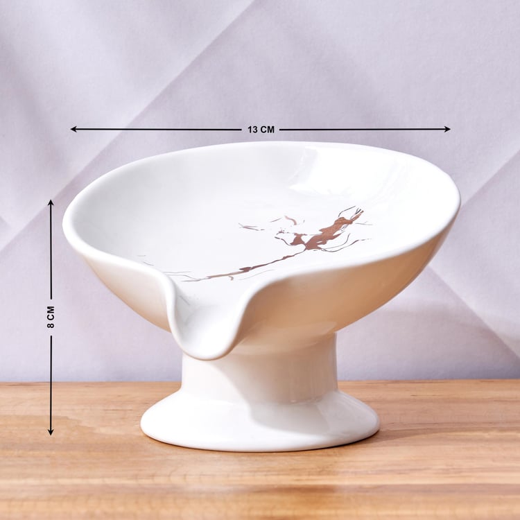 Aubree Sparkle Ceramic Soap Dish